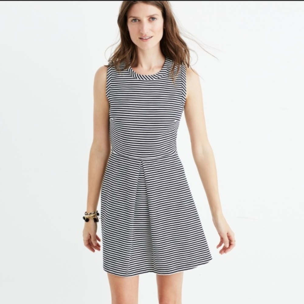 Madewell Striped Afternoon Dress